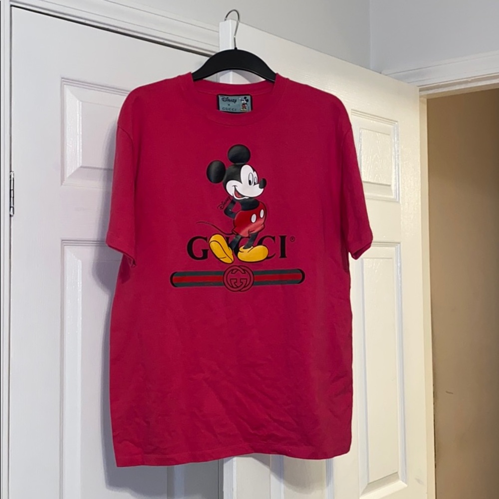 MENS DISNEY GUCCI SHORT SLEEVE SHIRT